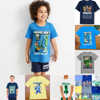 Áo thun bé trai, BG tay ngắn Roblox Minecraft size đại từ 22-50kg /xs-2xl Vnxk tinakid