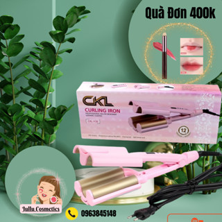 Máy Làm Xoăn Tóc 3 TRỤC Tạo Lượn Sóng - Bấm Dập Uốn Gợn Sóng Nước - 3 Cỡ Lọn To Nhỏ -[bh 6th] -auth Thai