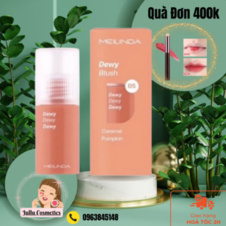  Phấn má hồng Melinda dạng kem lỏng bền màu MEILINDA EXTRAORDINARY DEWY BLUSH MC 5092 