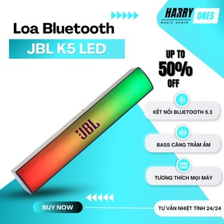 { Siêu Phẩm }Loa Bluetooth không dâY HARRY K5 Sound Blaster , siêu trầm có đèn RGB . Loa máy tính để bàn decor sắc màu