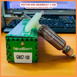 Rotor newbeat cho mài bosch gws 7-100, 7-125 220v - tặng chổi than
