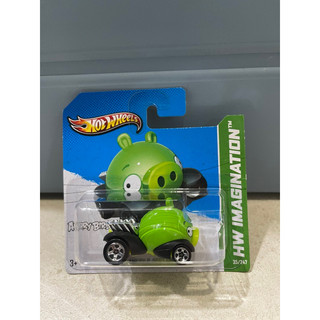 Xe mô hình đồ chơi cơ bản hotwheels 1:64 - angry birds minion