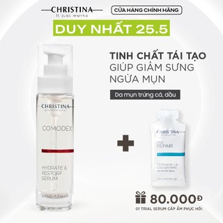 Serum tái tạo, dưỡng ẩm giảm mụn, thâm mụn Comodex CHRISTINA Hydrate & Restore Serum – 30ml