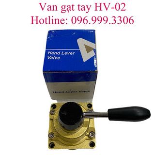 Van gạt tay HV-02 khí nén 3 vị trí, 4 cửa, ren 13mm giá sỉ