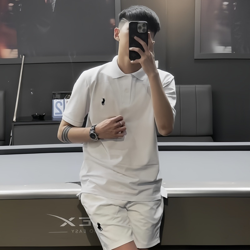 Áo Polo Nam Nữ Thêu Hình Ngựa Ralph Laurent Logo Thêu Sang Trọng Bản Đẹp Cao Cấp-Áo Polo Ralph Laure