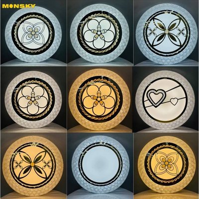 Đèn ốp trần MONSKY BATOE D500 pha lê cao cấp trang trí nội thất hiện đại, sang trọng [ẢNH THẬT 100%]