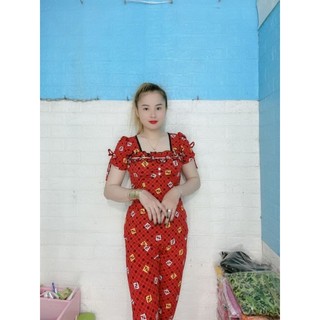 Đồ bộ size 48 - 56kg vải thun aty loại 1 dày dặn