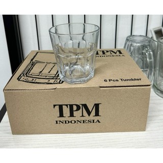 Ly thủy tinh Central lùn 270ml, nhập khẩu Indo, thủy tinh cao cấp