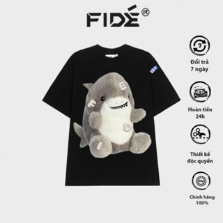 Áo thun FIDE cá mập Baby Shark phông unisex nam nữ form rộng cổ tròn ulzzang BABY SHARK CÁ MẬP01