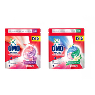 Túi viên giặt tiện lợi OMO 3 trong 1 (4 viên/túi) Hàng Khuyến Mãi