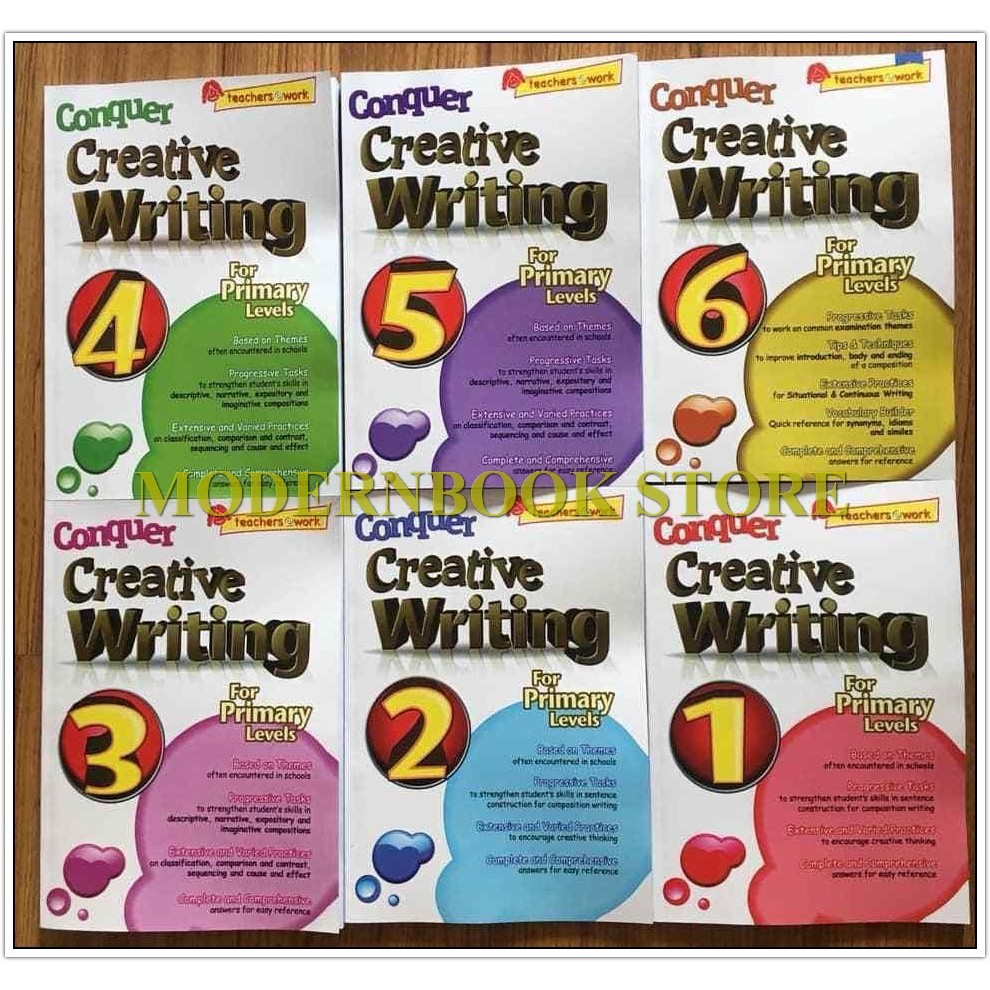 Conquer Creative Writing For Primary Level 1 - 6 ( trọn bộ 6q )