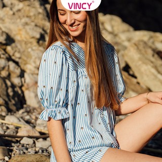 Bộ Đồ Short Satin Nữ Vincy BSS020S41