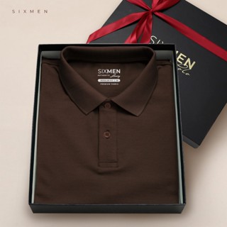 Áo Polo nam trơn Basic cổ bẻ [Tặng Kèm Hộp Quà] SIXMEN BASIC vải cá sấu thoải mái thoáng mát