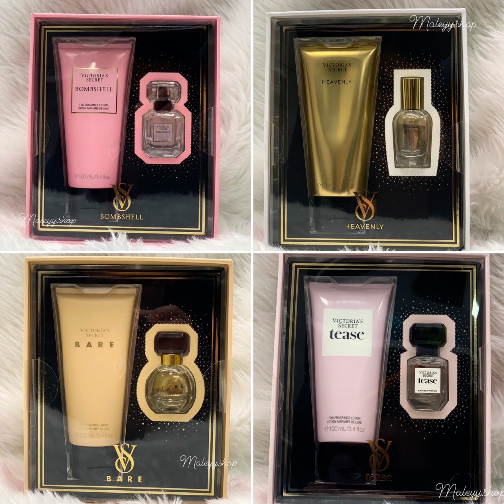 Hàng Mỹ - Victoria's Secret Set quà tặng lotion và nước hoa mini chính hãng