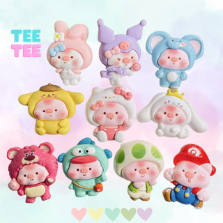 Tô tượng thạch cao heo cosplay dễ thương Sanori Size mini 2D ( chưa kèm màu và cọ)
