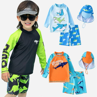 Đồ bơi cho bé trai quần áo rời tay dài 7-35kg