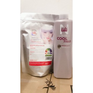 Bột tẩy collagen cao cấp + oxy (chiết nhỏ, tặng oxy hỗ trợ tẩy)