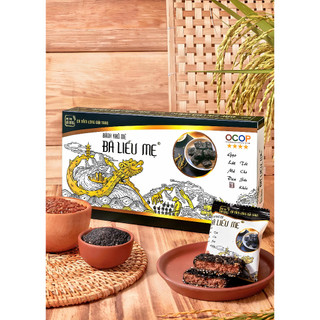 Bánh khô mè gạo lứt 250g - đặc sản đà nẵng đồ ăn vặt giòn xốp thơm vị mè