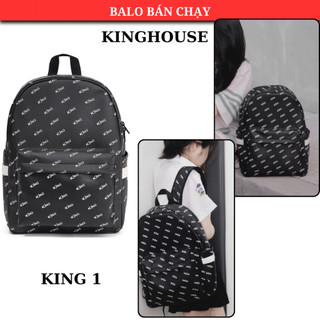 Balo Da Backpack Unisex Chống Nước Balo Backpack King 2-Màu Đen king
