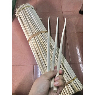 COMBO 2 Que Mây Dài 80cm Đã Chà Láng Vỏ Bằng Máy
