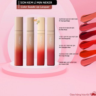 Son kem lì neker color suede lip lacquer nội địa hàn quốc