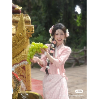 Trang phục thái lan dáng mới ( sẵn )