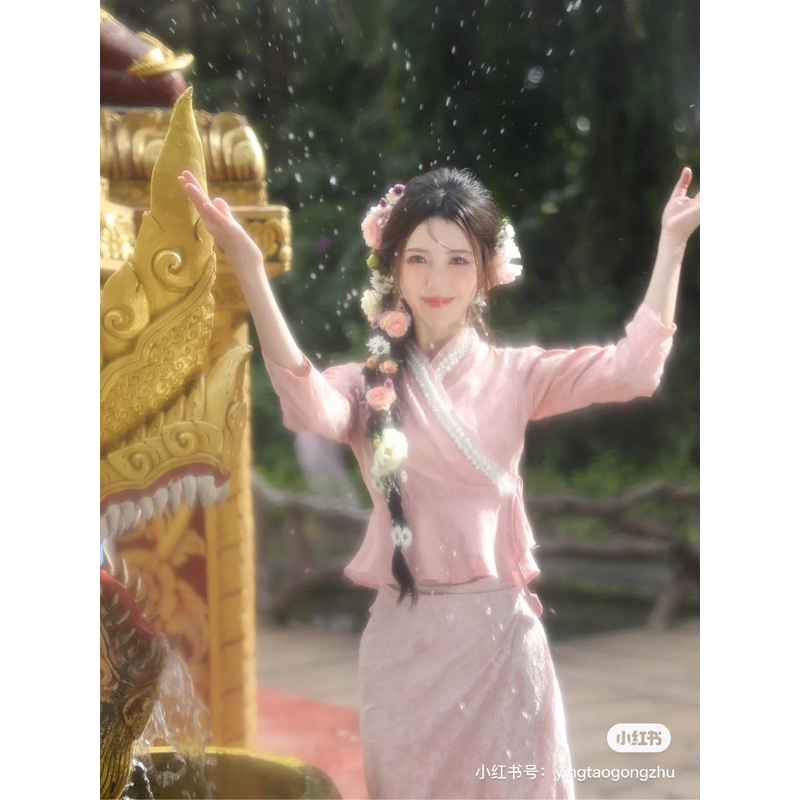 Trang phục thái lan dáng mới ( sẵn )