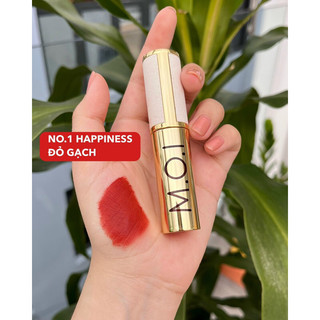 No 1 - Happiness (Đỏ Gạch) Son kem Sharing Love phiên bản sắc xuân by MOI Cosmetics [chính hãng]
