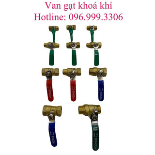 Van bi tay gạt đồng khóa mở khí nén, phun sương giá sỉ