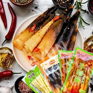 Măng Trúc Chua Cay Tứ Xuyên Nguyên Vỏ, Măng Trúc Cay Đặc Sản Tứ Xuyên, Măng Cay Nguyên Vỏ 400G/500G