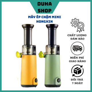 Máy ép chậm Mini Hongxin công suất 120W thiết kế nhỏ gọn, dễ tháo lắp vệ sinh, dùng cá nhân tiện lợi