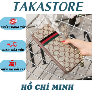 ví nữ dài đẹp cầm tay nhiều ngăn  tua dua thời trang  cao cấp giá rẻ takastore LG072