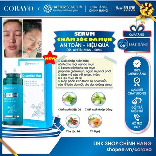 Serum chăm sóc da mụn, mờ thâm, sẹo mụn, sáng da Dr Antibi Mas Hathor Beauty (Kim Thiên Hoa) 20ml - Coravo
