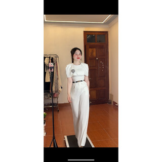 S2424 sét áo + quần (kèm hoa cài và thắt lưng)