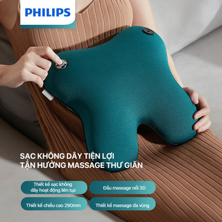 Máy Massage Lưng PHILIPS 4311 | PHILIPS 3111 - Thiết kế sạc không dây hoạt động liên tục,thiết kế chiều cao 290mm