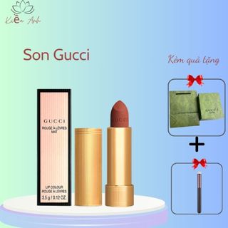 Son Gucci Rouge A Levres Matte Lipstick lỳ 3g Tặng kèm túi,hộp chính hãng