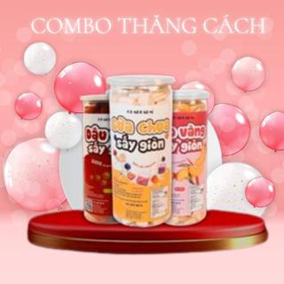 Combo tài lộc Thăng cách Dâu Đào Sữa chua sấy thăng hoa CHARFARM