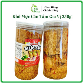 Khô mực cán tẩm gia vị hũ 250gr