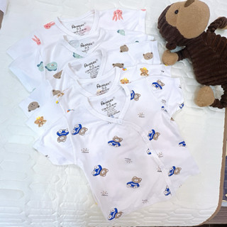 Combo 5 Áo sơ sinh ngắn tay petit loại 1