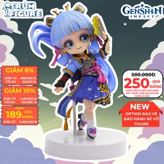 Mô hình, Figure genshin impact Ayaka Chibi Anime, Game - Full Box - Trùm Figure