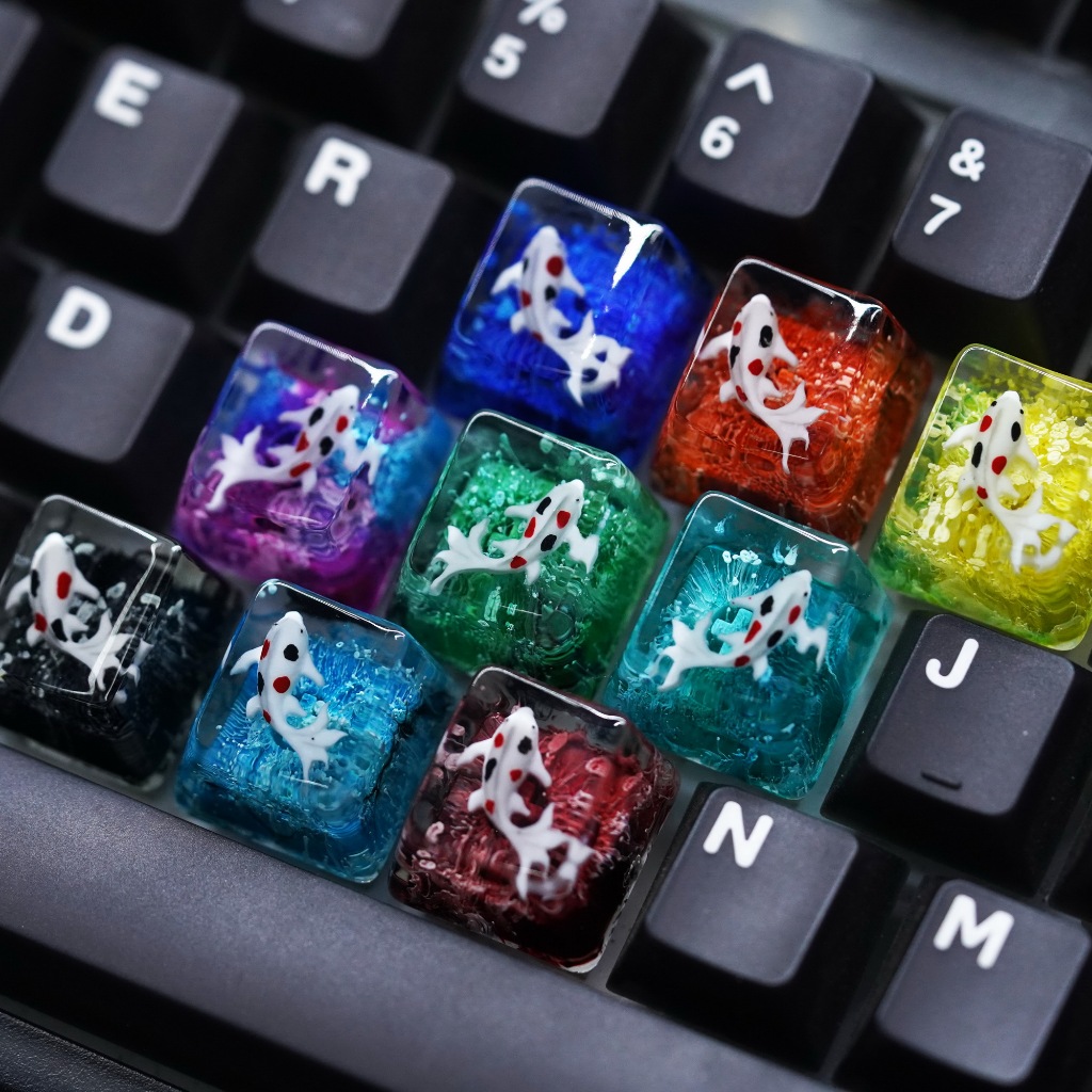 49Fzone - Keycap bàn phím cơ, Keycap artisan - Keycap Cá Koi OEM Profile
