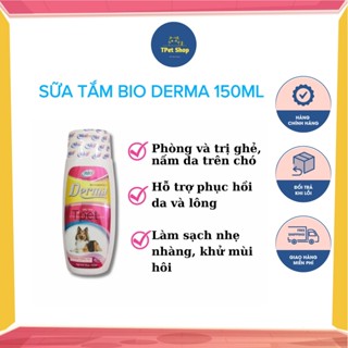 Sữa Tắm Cho Chó Bio Derma 150ml Dưỡng Da Trị Ghẻ Nấm - Sữa Tắm Chó Mèo - Tpet shop
