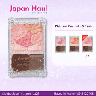 Má hồng Canmake căng bóng Glow Fleur Cheeks Nhật Bản 6.3g
