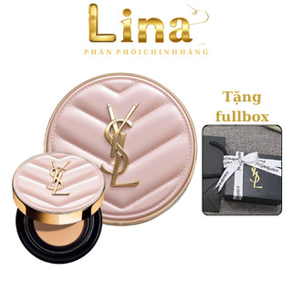 Phấn nước YSL cushion chính hãng Glow Pact Cushion Limited Edition B10 B20 mềm mịn mướt che phủ tốt LINA COSMETICS