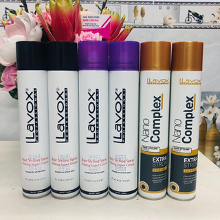 [Chai 420ml] Keo Xịt Tóc Giữ Nếp Cứng và Mềm Lavox