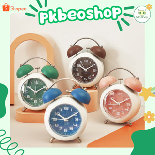 Đồng hồ báo thức để bàn Pkbeoshop đồng hồ chuông bằng kim loại cổ điển màu sắc basic size to F18