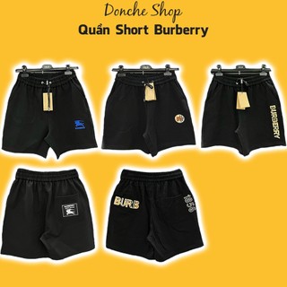 Quần short burberry thêu chữ hoạ tiết ngựa siêu nét - quần đùi nam nữ bbr chất nỉ cao cấp 661394