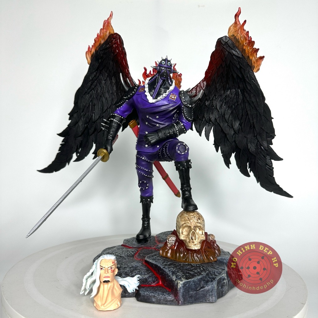 Mô hình One Piece King Hỏa hoạn 33cm có 2 đầu thay thế