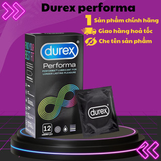 (chính hãng) Bao cao su Durex Performa hộp 12 chiếc kéo dài thời gian quan hệ