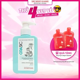 Dung dịch vệ sinh phụ nữ ORASIC Sắc Ngọc Khang_Tinh chất lá trầu không 200ml
